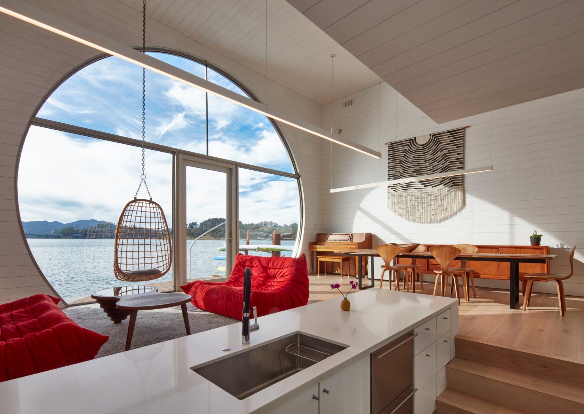 Sausalito Houseboat - Craig Steely Architecture